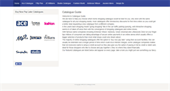 Desktop Screenshot of catalogueguide.co.uk
